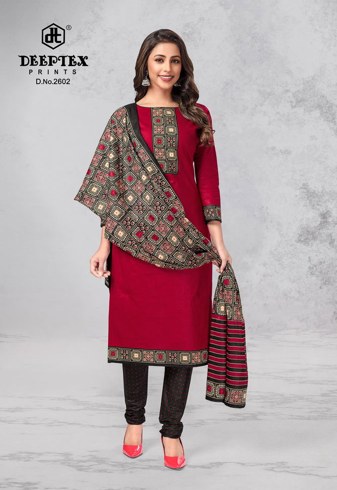 Deeptex Chief Guest Vol 26 Regular Wear Wholesale Printed Cotton Dress Material
